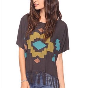 Forever 21 Fringe Crop Top